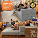 Sofá-Cama BLOOM CompactAir Conforto Inteligente para Espaços Compactos